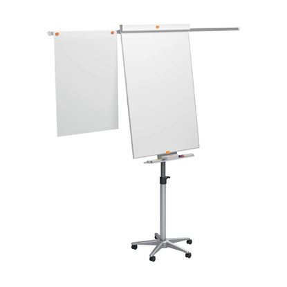 Obrázek Mobilní tabule Flipchart Nano Clean - Classic s výsuvnými rameny