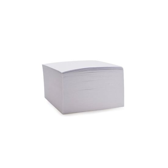 Obrázek z Záznamní kostka bílá - 8,5 x 8,5 x 5 cm / lepená vazba