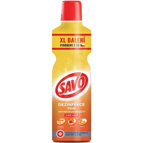 Obrázek z Dezinfekční prostředek SAVO PRIM s vůní / 1,2 l