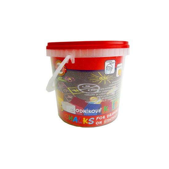 Obrázek z Křídy na chodník - 16 ks / kyblík