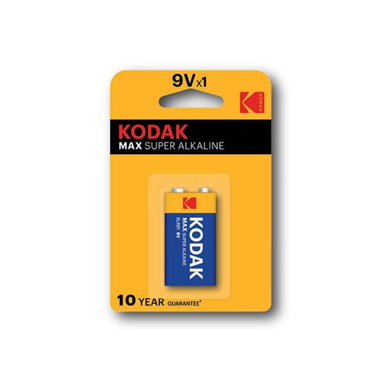 Obrázek z Baterie Kodak alkalické - baterie 9V / 1 ks