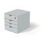Obrázek Zásuvkový box VARICOLOR® SAFE - 4 zásuvky + zámek / bílá