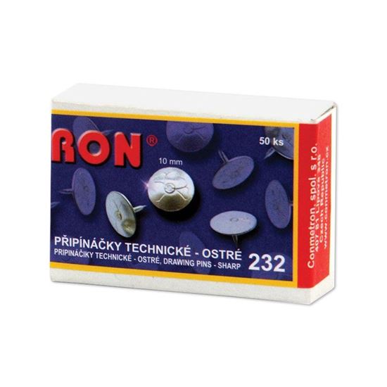 Obrázek z Připínáčky RON - 232 / 50 ks, technické