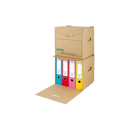 Obrázek Archivační kontejner Emba sběrný / přírodní hnědá