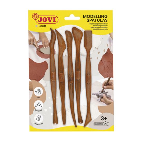 Obrázek z Pomůcky na modelování JOVI - špachtle / 5 ks