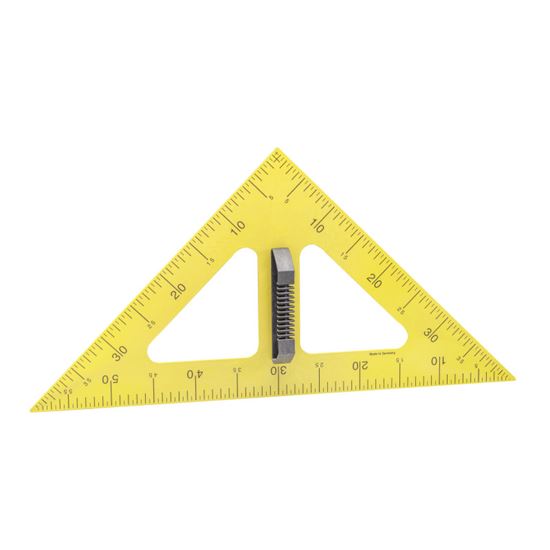 Obrázek z Trojúhelník na tabuli WISSNER - 45° 60cm / žlutá