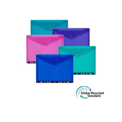 Obrázek Spisové desky s drukem závěsné Snopake Polyfile - A4 / mix barev