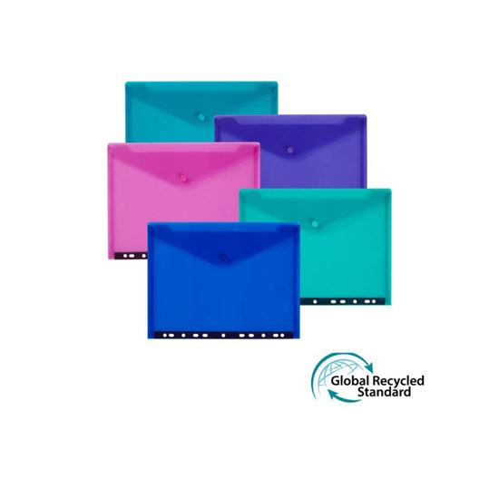 Obrázek z Spisové desky s drukem závěsné Snopake Polyfile - A4 / mix barev