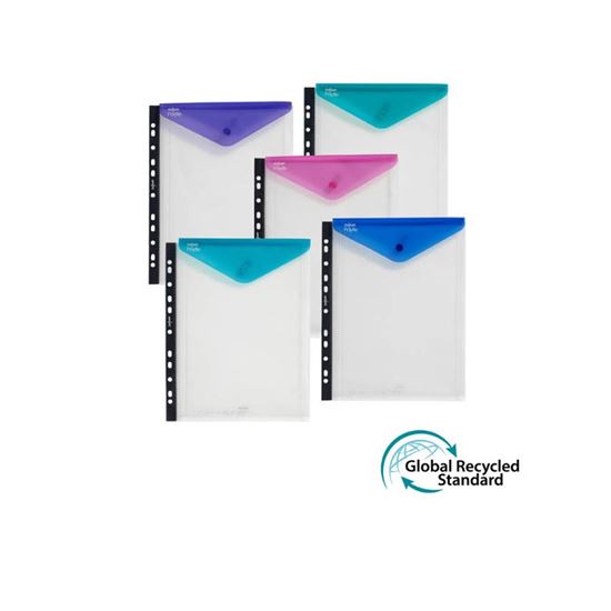 Obrázek z Spisové desky s drukem závěsné Snopake Polyfile - A4 / na výšku / mix barev