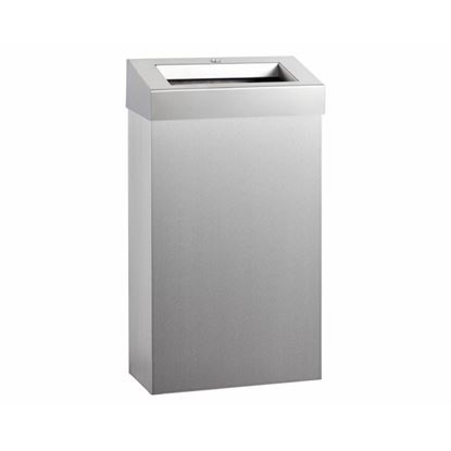 Obrázek Koš závěsný Merisa Stella otevřený - nerez mat / 27 l