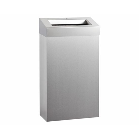 Obrázek z Koš závěsný Merisa Stella otevřený - nerez mat / 27 l