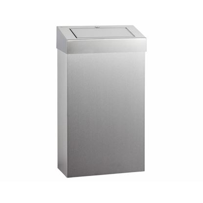 Obrázek Koš závěsný Merida Stella s víkem - nerez mat / 27 l