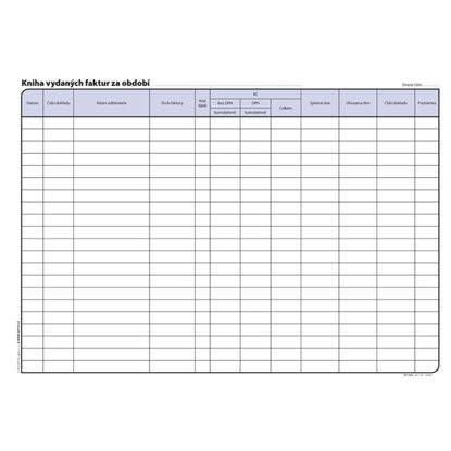 Obrázek Optys 1010 kniha faktur vydaných 32 listů A4