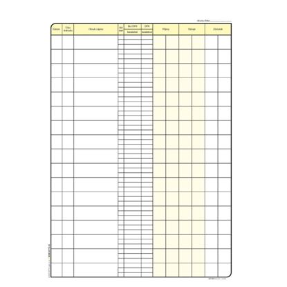 Obrázek Optys 1011 pokladní kniha 48 listů A4