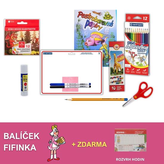 Obrázek z Balíček pro prvňáčky - Fifinka