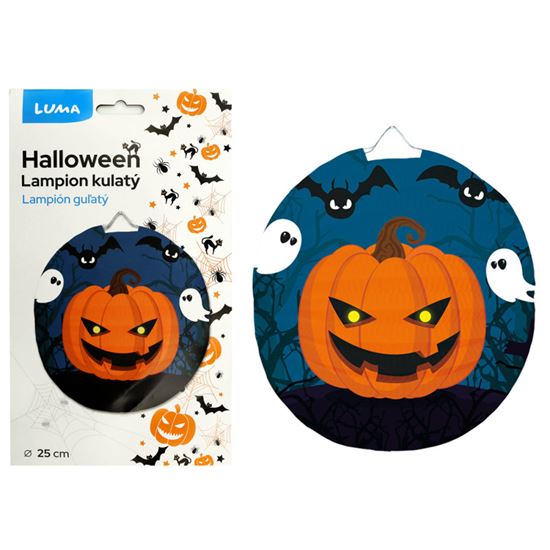 Obrázek z Lampion kulatý 25 cm - dýně