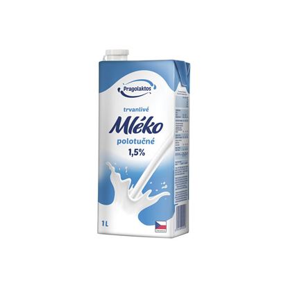 Obrázek Mléko s uzávěrem - polotučné / 1 l