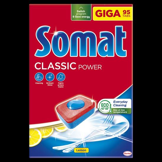 Obrázek z Tablety do myčky SOMAT Classic Lemon - 95 ks