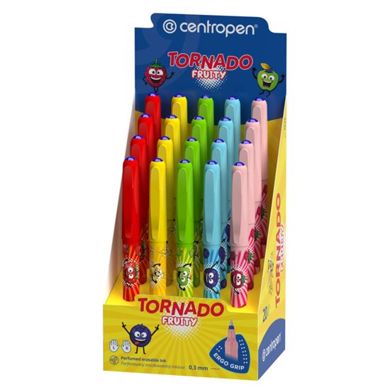 Obrázek z Roller Centropen TORNADO Fruity 2675 - stojánek 20 ks