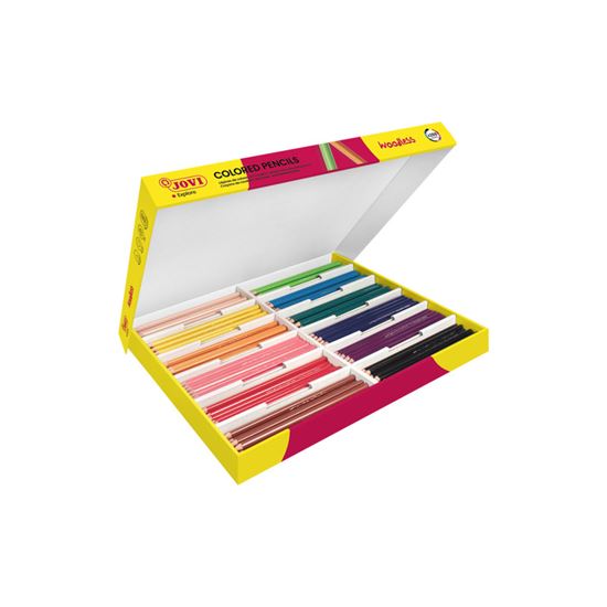 Obrázek z Pastelky JOVI trojhranné nedřevěné / 288 ks
