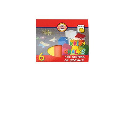 Obrázek Křídy na chodník - 6 ks