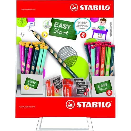 Obrázek z Tužky STABILO® EASYgraph HB / 72 ks Display + ořezávátka