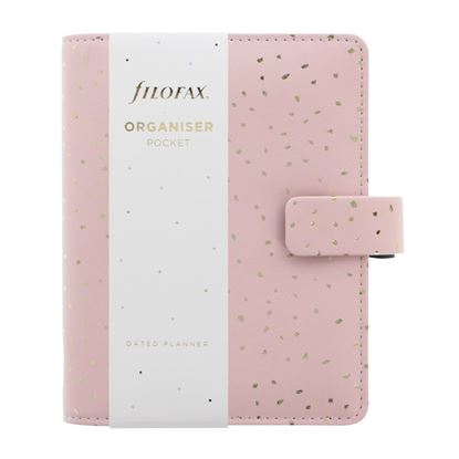 Obrázek Diář Filofax Confetti - kapesní / Rose Quartz