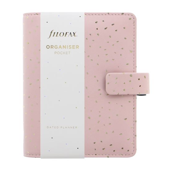 Obrázek z Diář Filofax Confetti - kapesní / Rose Quartz