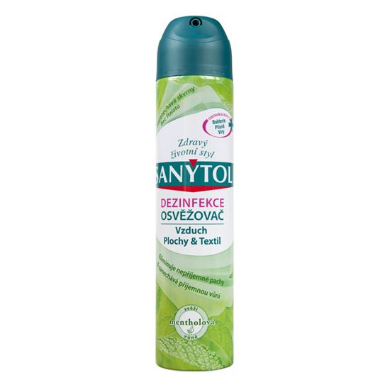 Obrázek z Sanytol mentolový dezinfekční osvěžovač spray 300 ml