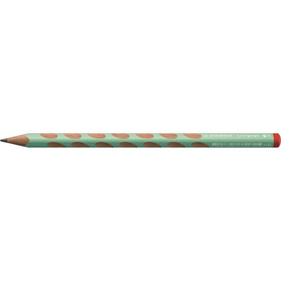 Obrázek z Tužka STABILO® EASYgraph PASTEL - HB / pro praváky / zelená