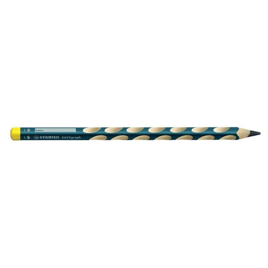 Obrázek z Tužka STABILO® EASYgraph - HB / pro leváky / petrolejová