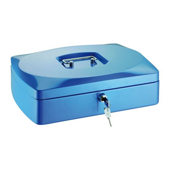 Obrázek z Pokladna - modrá / 90 mm x 200 mm x 255 mm