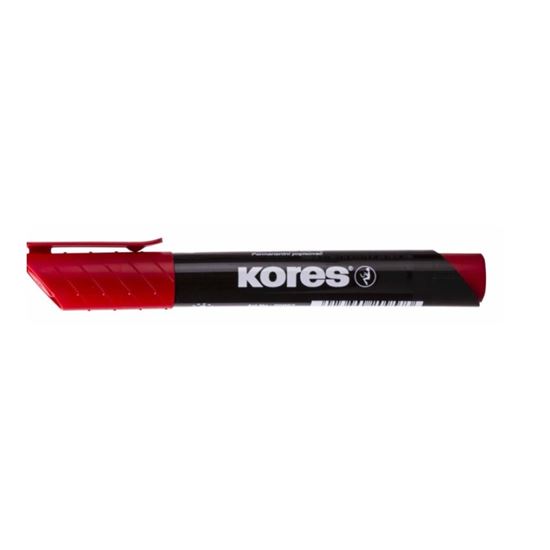 Obrázek z Popisovač Kores K-Marker Permanent - červená / kulatý hrot