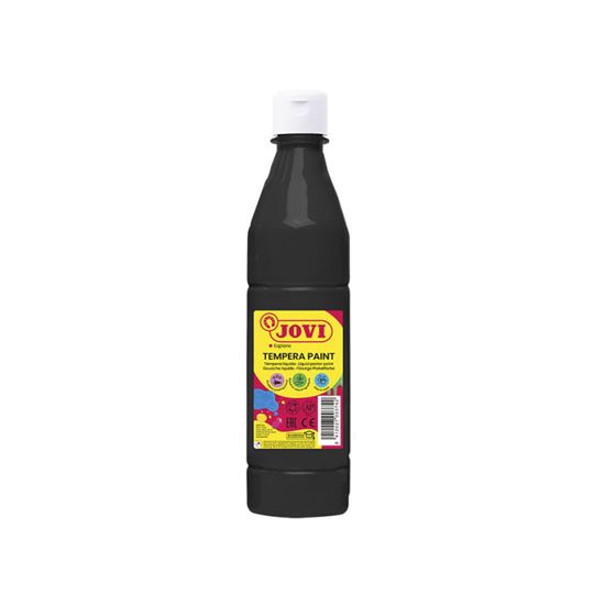 Obrázek z Tekuté temperové barvy JOVI PREMIUM v lahvi - 500 ml / černá