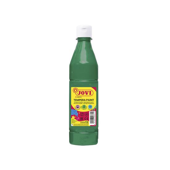 Obrázek z Tekuté temperové barvy JOVI PREMIUM v lahvi - 500 ml / tm.zelená