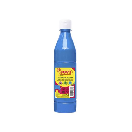 Obrázek z Tekuté temperové barvy JOVI PREMIUM v lahvi - 500 ml / sv.modrá