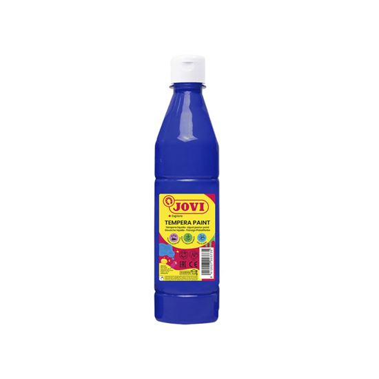 Obrázek z Tekuté temperové barvy JOVI PREMIUM v lahvi - 500 ml / tm.modrá