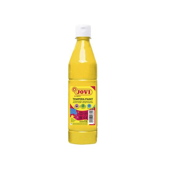 Obrázek z Tekuté temperové barvy JOVI PREMIUM v lahvi - 500 ml / žlutá