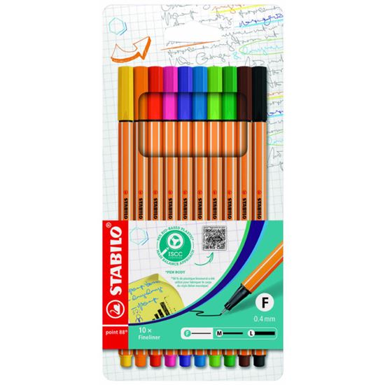 Obrázek z Liner STABILO® point 88 - sada 10 ks