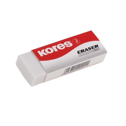 Obrázek Pryž Kores KE20 měkká / bílá