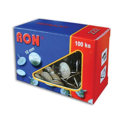 Obrázek Připínáčky RON - 222 / 100 ks, velikost 10 / 8