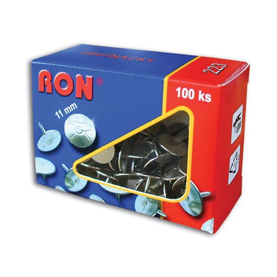 Obrázek z Připínáčky RON - 223 / 100 ks, velikost 11 / 9