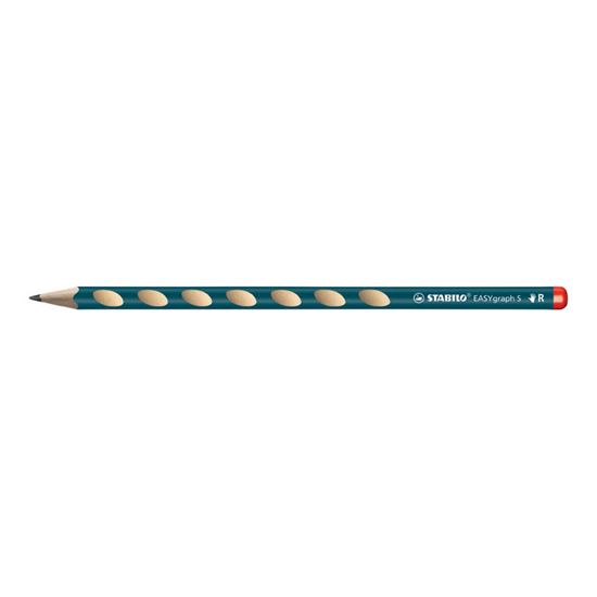 Obrázek z Tužka STABILO® EASYgraph Slim - HB / pro praváky / petrolejová