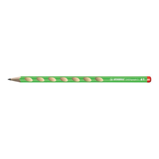 Obrázek z Tužka STABILO® EASYgraph Slim - HB / pro praváky / zelená