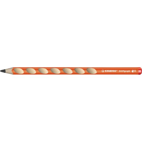 Obrázek z Tužka STABILO® EASYgraph - HB / pro praváky / oranžová
