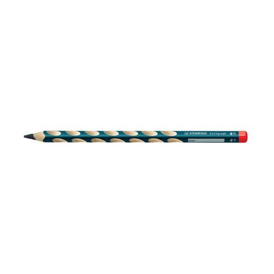 Obrázek z Tužka STABILO® EASYgraph - HB / pro praváky / petrolejová