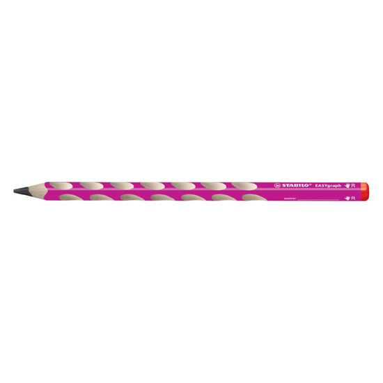 Obrázek z Tužka STABILO® EASYgraph - HB / pro praváky / růžová