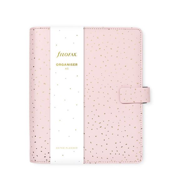 Obrázek z Diář Filofax Confetti - A5 / Rose Quartz