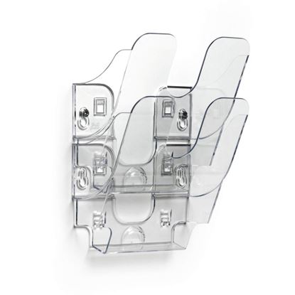 Obrázek Držáky na prospekty Flexiplus - 2 / A5 / čirý / na výšku