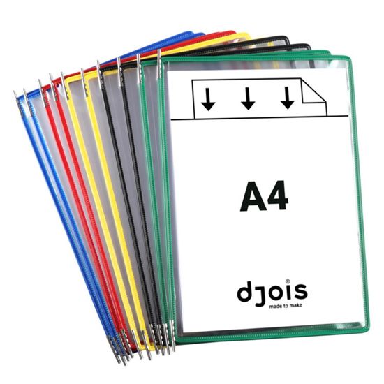 Obrázek z Závěsné kapsy prezentační - barevný mix / 5 barev á 2 ks